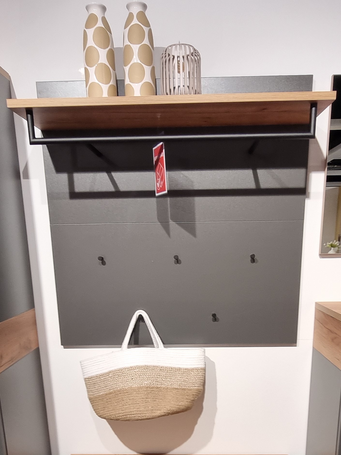 Garderobenpaneel, Graphit Dekor - Granera 