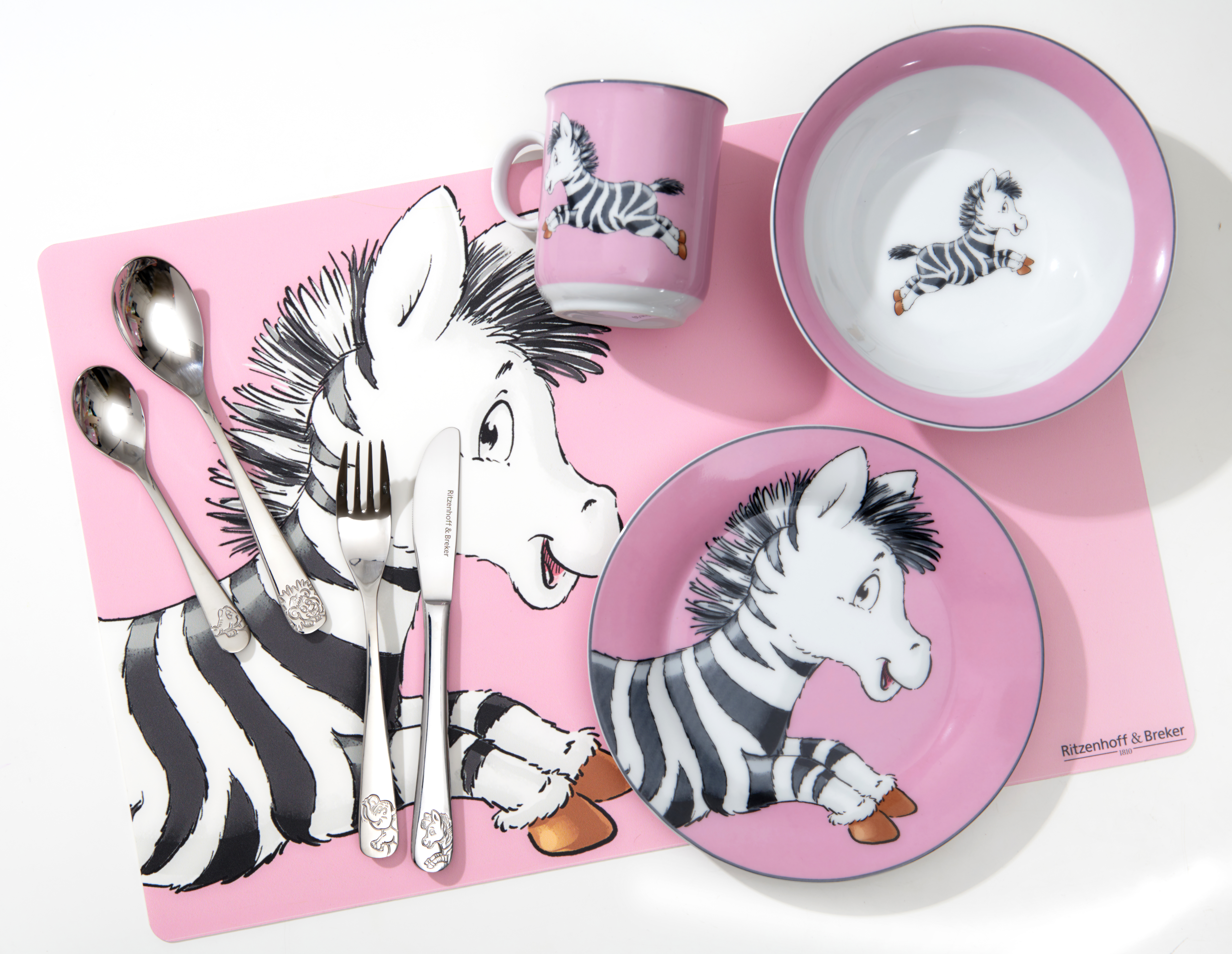 Platzmatte Happy Zoo Zoe 30 x 45 cm - Kunststoff, rechteckig